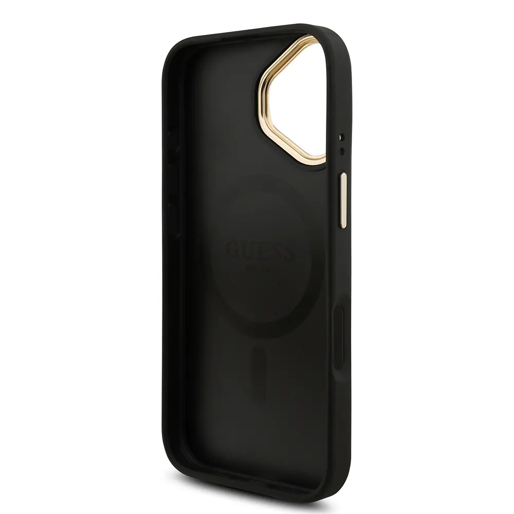iPhone 17 Guess Lisanslı 4G Logolu Kılıf + Ekran ve Lens Koruyucu Set