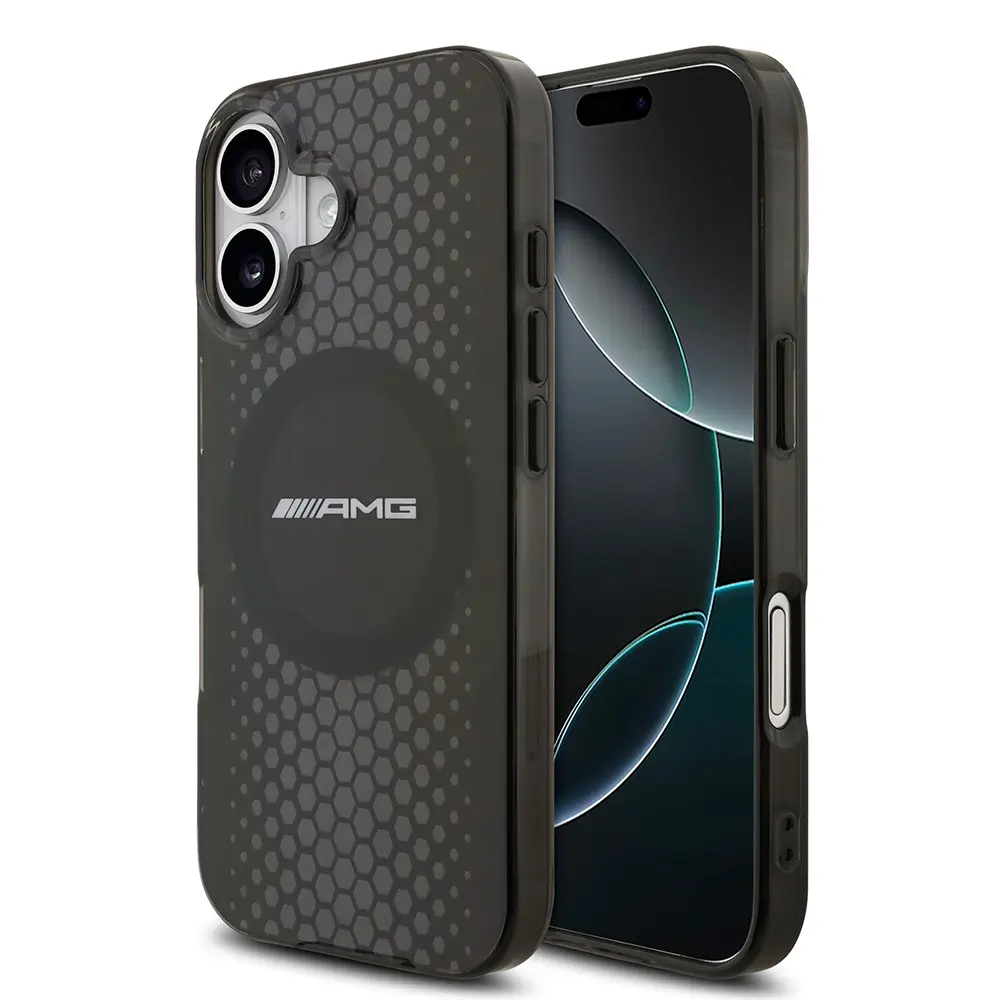 iPhone 17 Çift Katmanlı Petek Desenli Kılıf - AMG Lisanslı