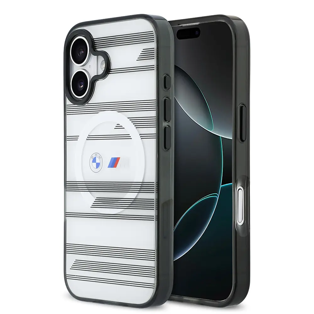 iPhone 17 MagSafe Uyumlu Metal Kamera Butonlu Kılıf - BMW M Dizayn