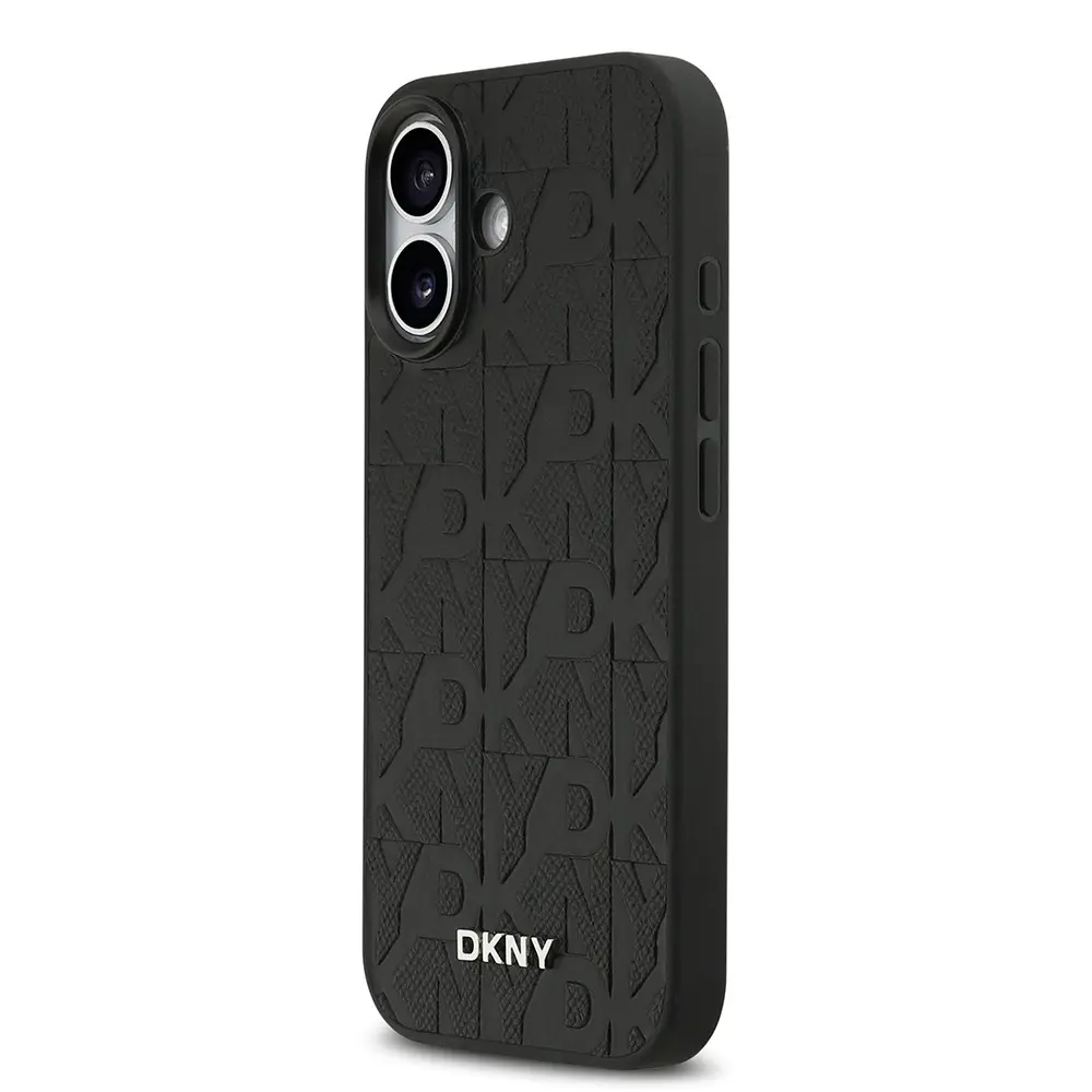 iPhone 17 MagSafe Uyumlu 3D Grid Desenli Kılıf - DKNY Lisanslı