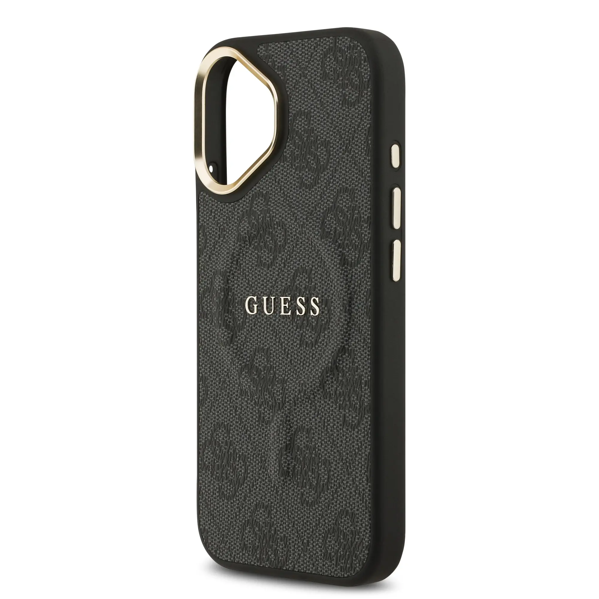 iPhone 17 MagSafe Uyumlu PU Deri Kılıf - Guess 4G Logolu