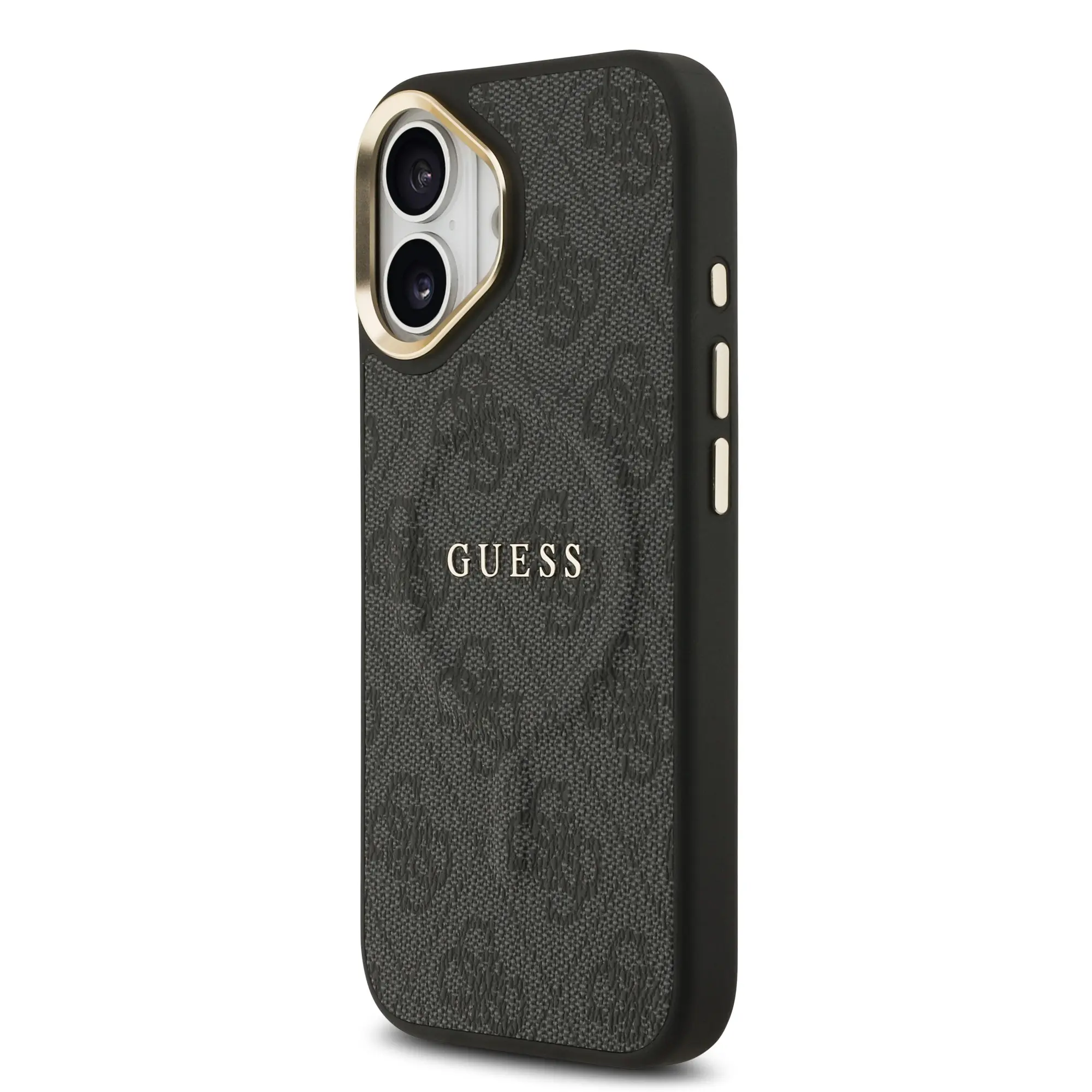 iPhone 17 MagSafe Uyumlu PU Deri Kılıf - Guess 4G Logolu