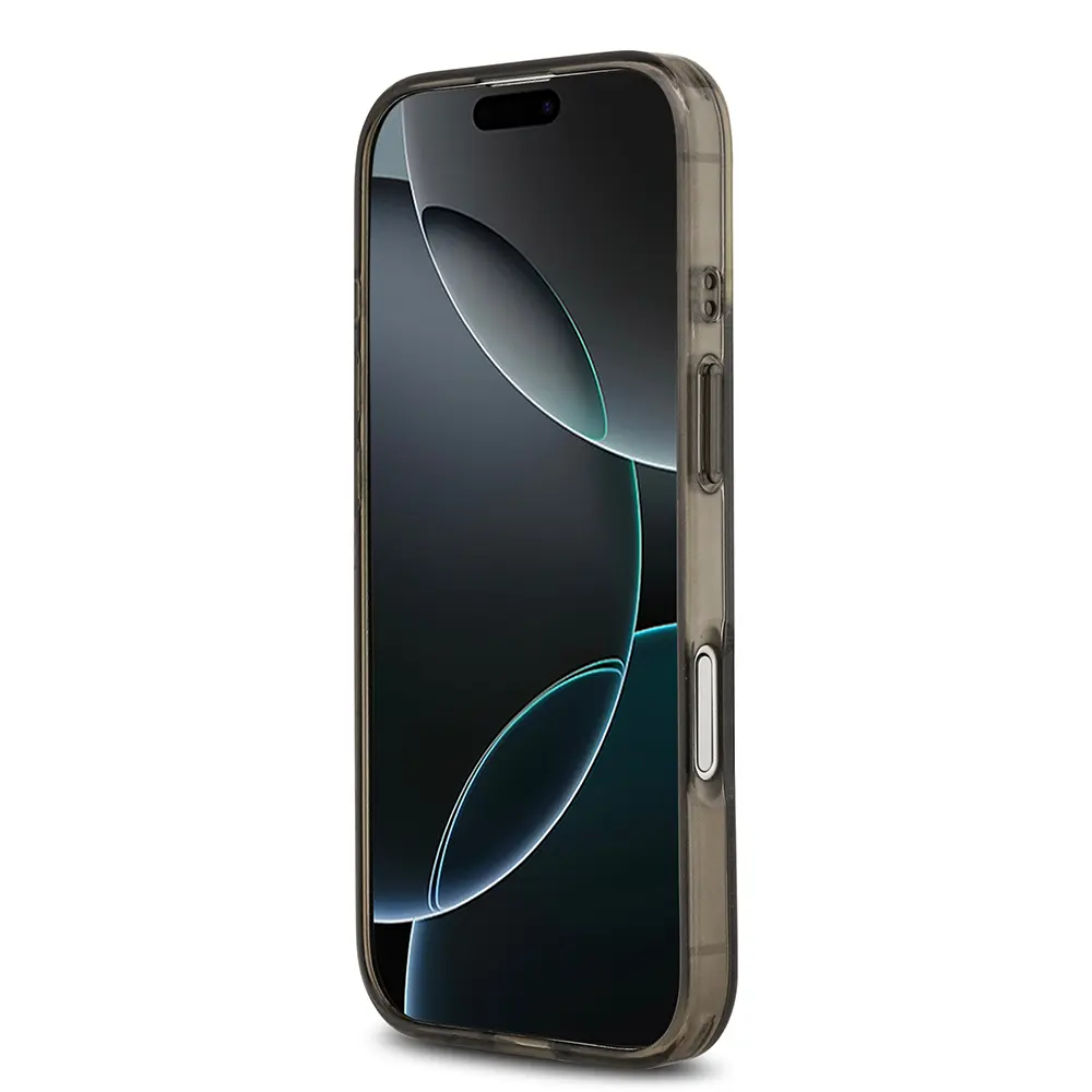 Apple iPhone 17 Kılıf Guess Orjinal Lisanslı M-safe Şarj Özellikli IML Peony ve 4G Desenli Klasik Logolu Kapak