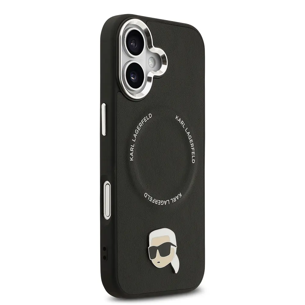iPhone 17 MagSafe Uyumlu PU Deri Kılıf - Karl Lagerfeld