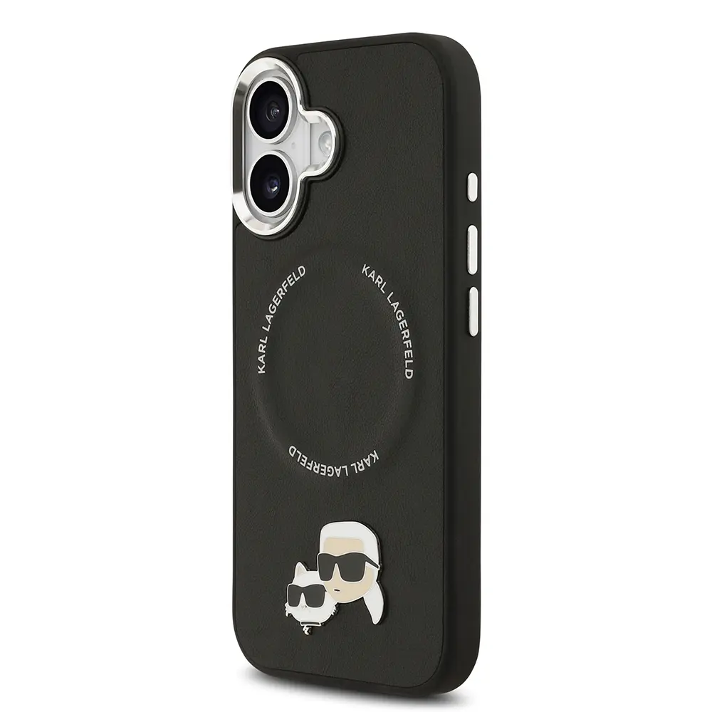 iPhone 17 MagSafe Uyumlu PU Deri Kılıf - Karl Lagerfeld K&C