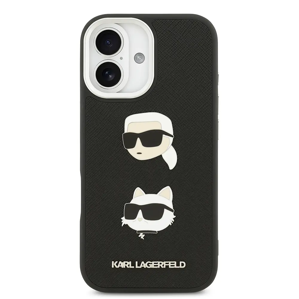 iPhone 17 Kılıf, Metal Logolu ve İnce Yapılı - Karl Lagerfeld K&C Heads Pin