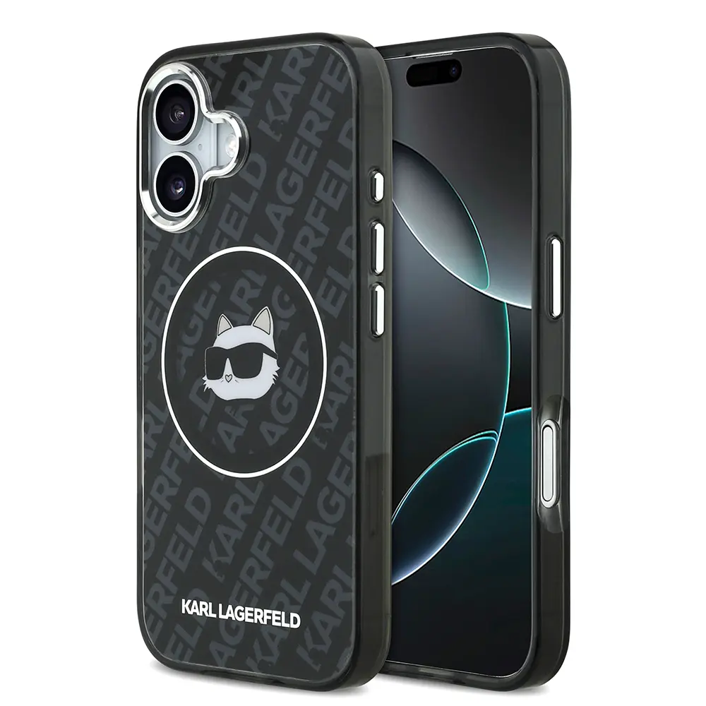 Apple iPhone 17 Kılıf Karl Lagerfeld Orjinal Lisanslı IML Baskılı Choupette Heads Kapak