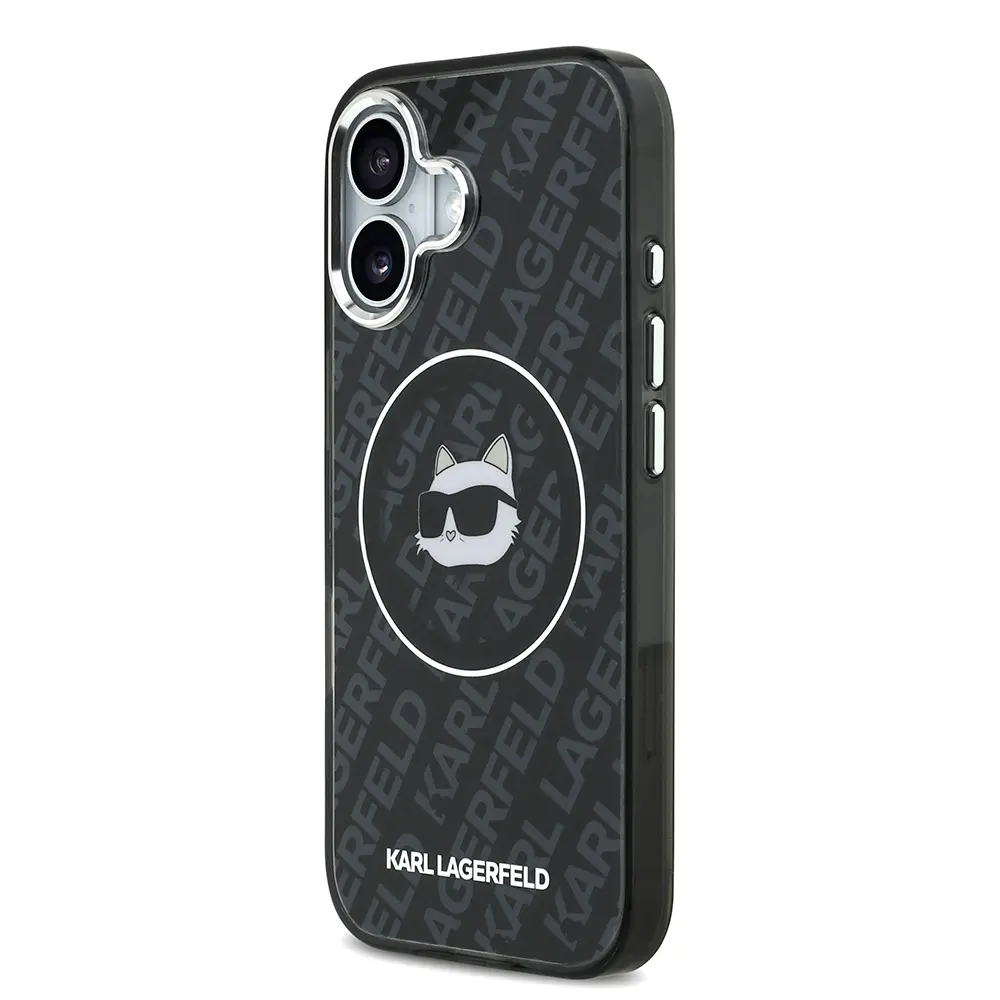 Apple iPhone 17 Kılıf Karl Lagerfeld Orjinal Lisanslı IML Baskılı Choupette Heads Kapak