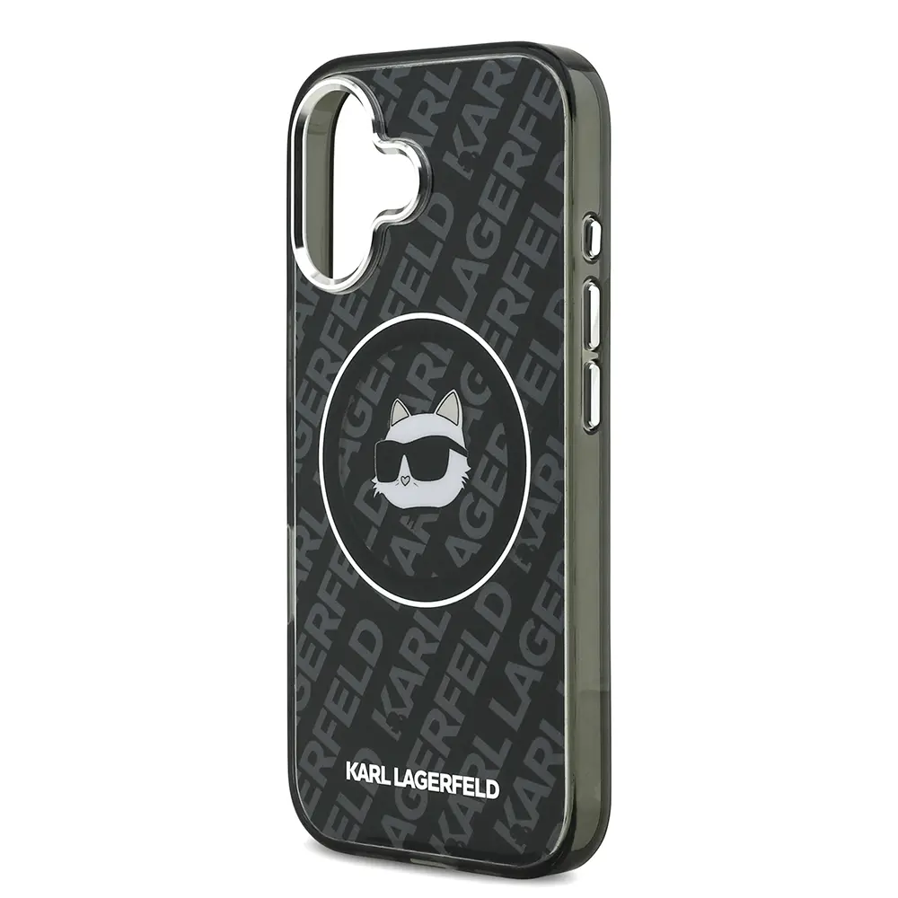Apple iPhone 17 Kılıf Karl Lagerfeld Orjinal Lisanslı IML Baskılı Choupette Heads Kapak
