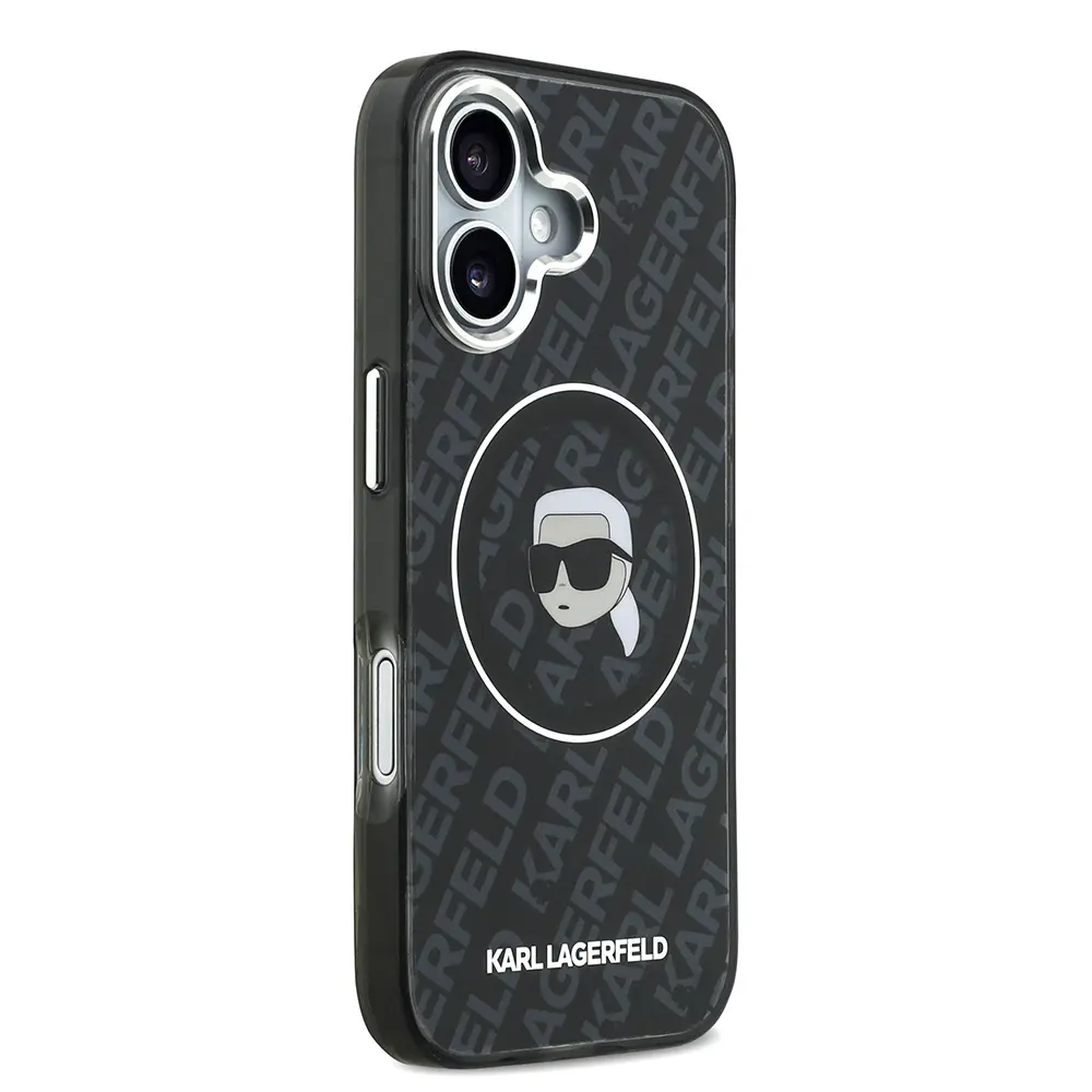 iPhone 17 Kılıf, Lisanslı IML Baskılı KL Heads Kapak - Karl Lagerfeld