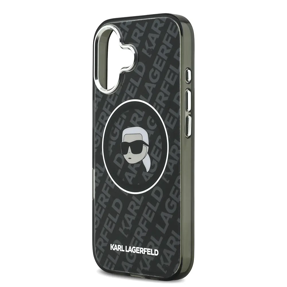 iPhone 17 Kılıf, Lisanslı IML Baskılı KL Heads Kapak - Karl Lagerfeld