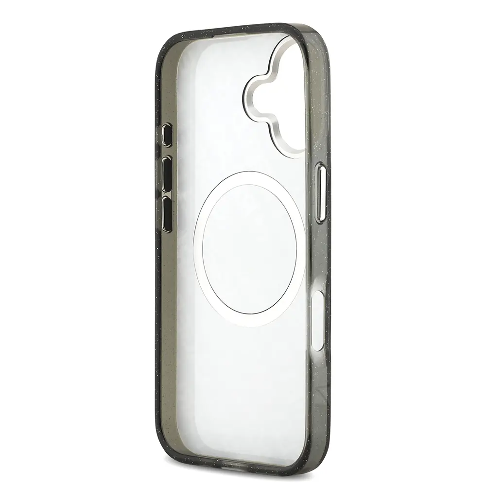 iPhone 17 Kılıf, Parlayan Simli Karl & Choupette Heads - Karl Lagerfeld