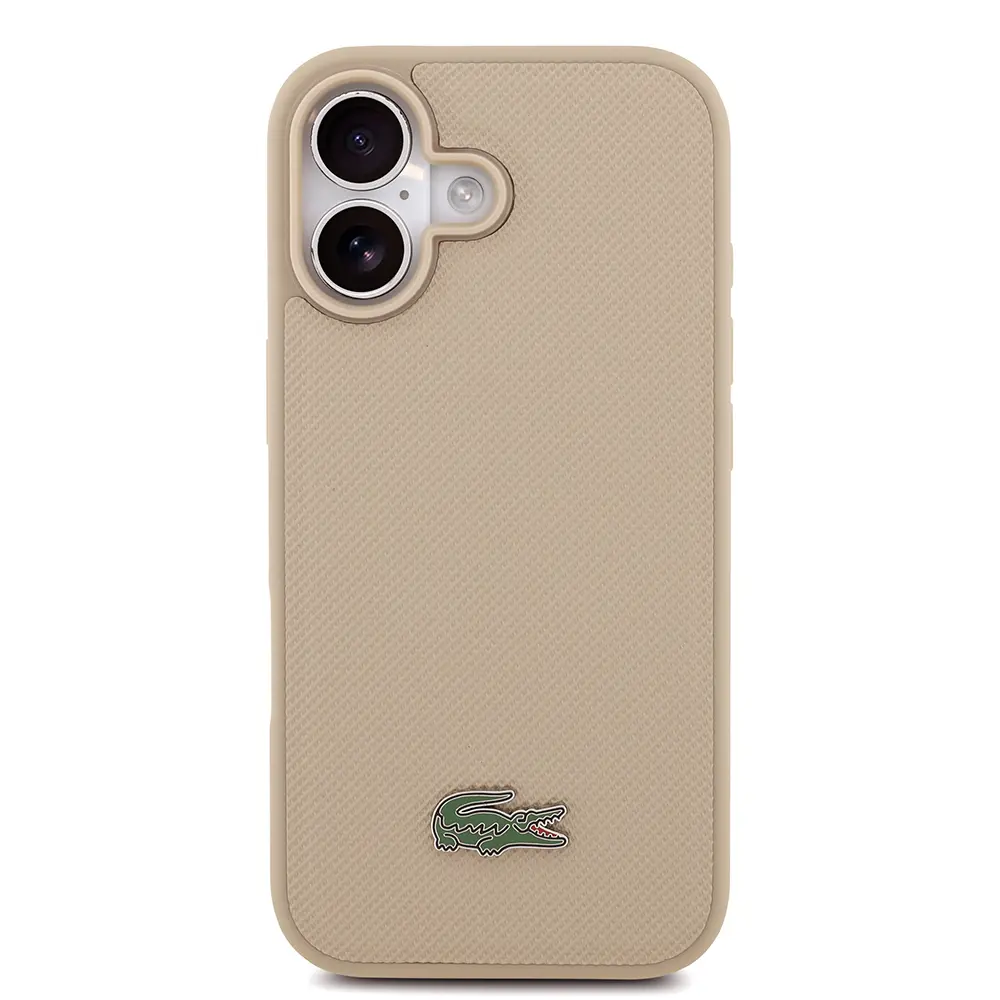 iPhone 17 MagSafe Uyumlu Kartlıklı Kılıf - Lacoste Lisanslı PU Pike