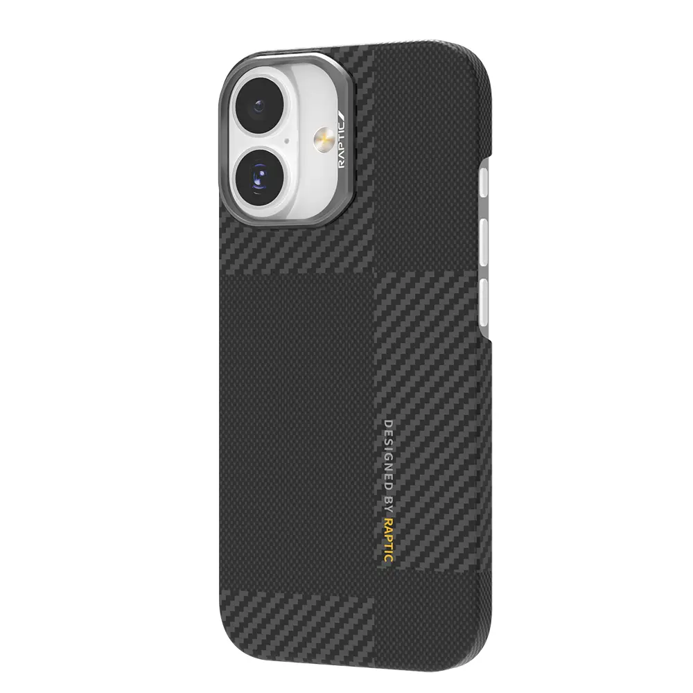 iPhone 17 MagSafe Uyumlu Aramid Fiber Kılıf - Raptic Geotik