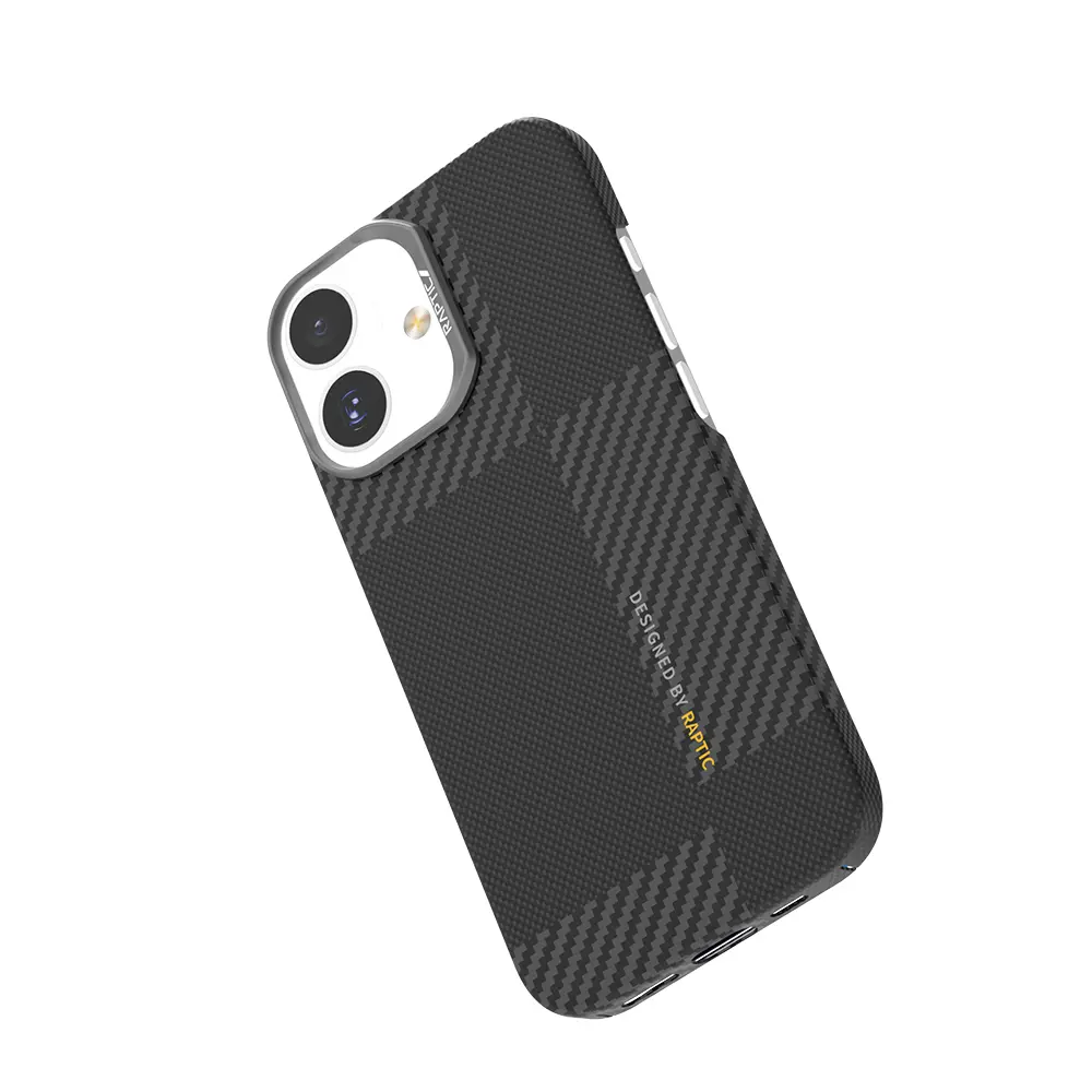 iPhone 17 MagSafe Uyumlu Aramid Fiber Kılıf - Raptic Geotik