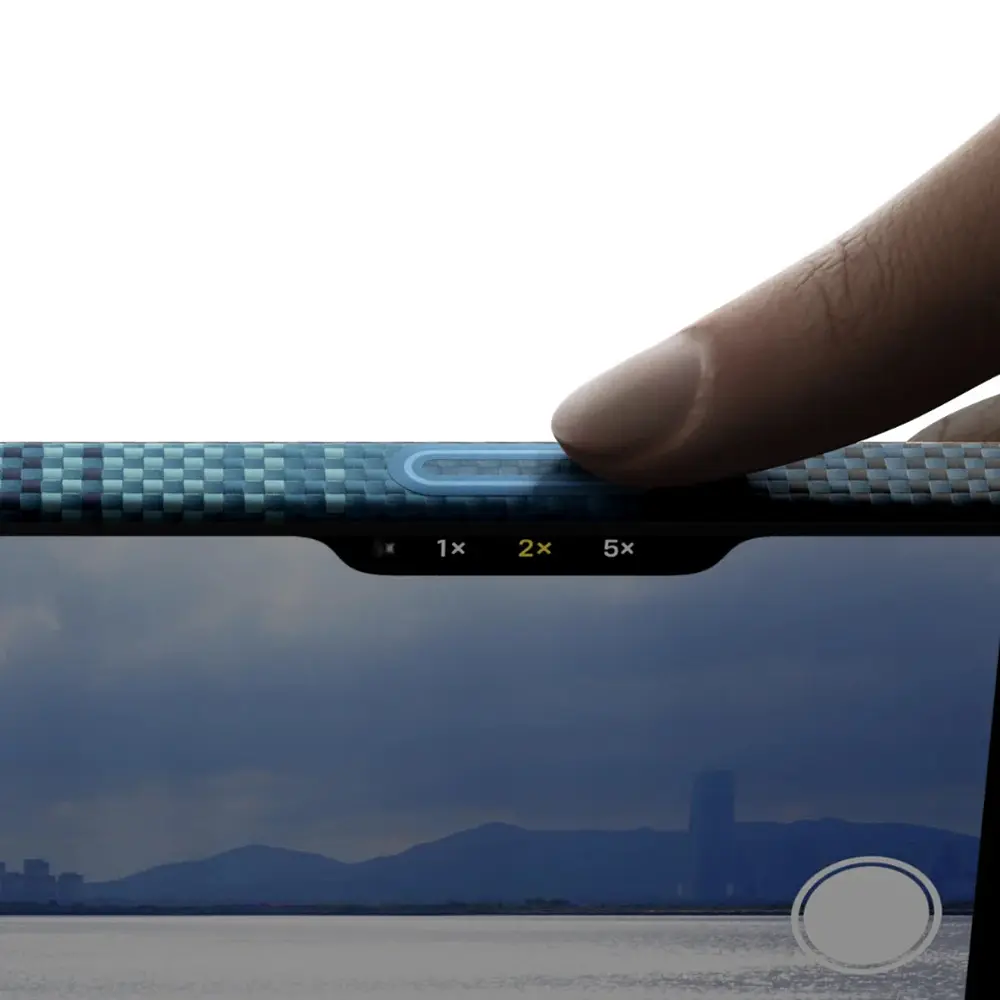 iPhone 17 MagSafe Uyumlu Aramid Fiber Kılıf - Pitaka Tactile Woven Sunset-Moonrise