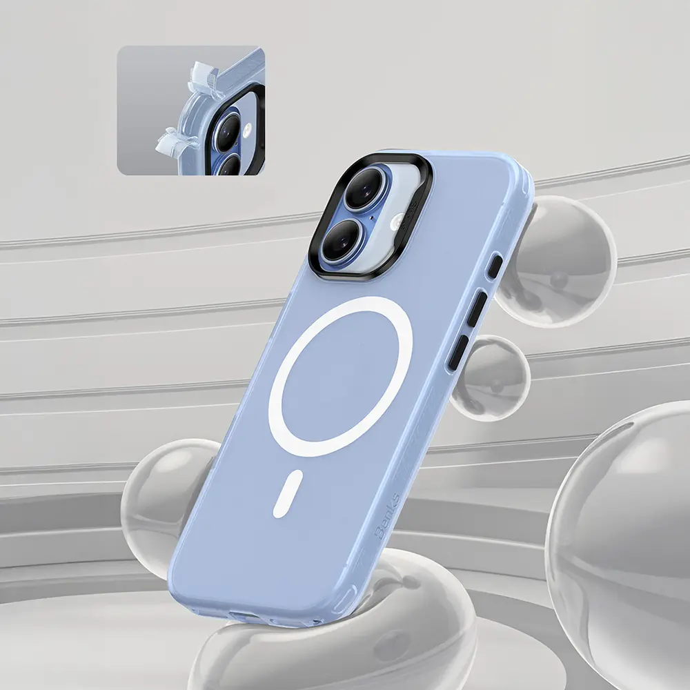 iPhone 17 MagSafe Uyumlu Şeffaf Kılıf - Benks Lucid Armor
