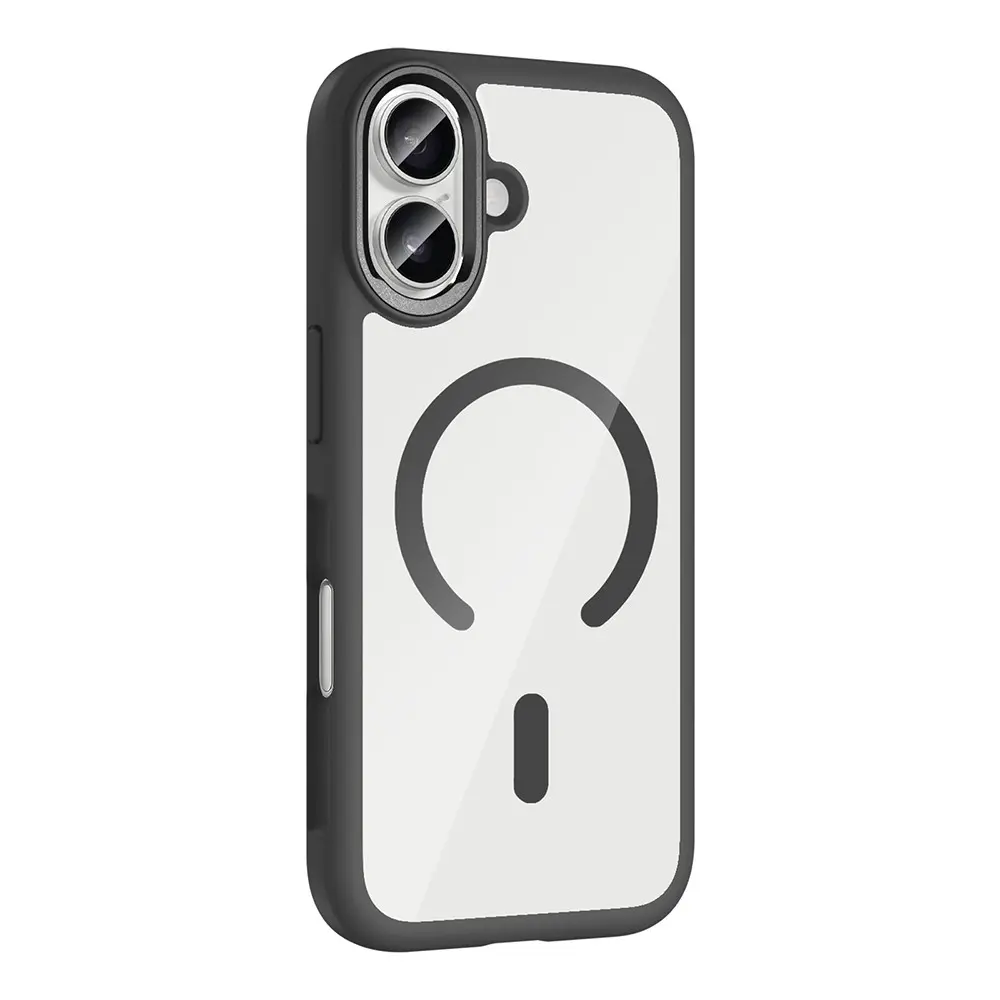 iPhone 17 MagSafe Uyumlu Metal Kamera Çerçeveli Kılıf - Zore Tiko