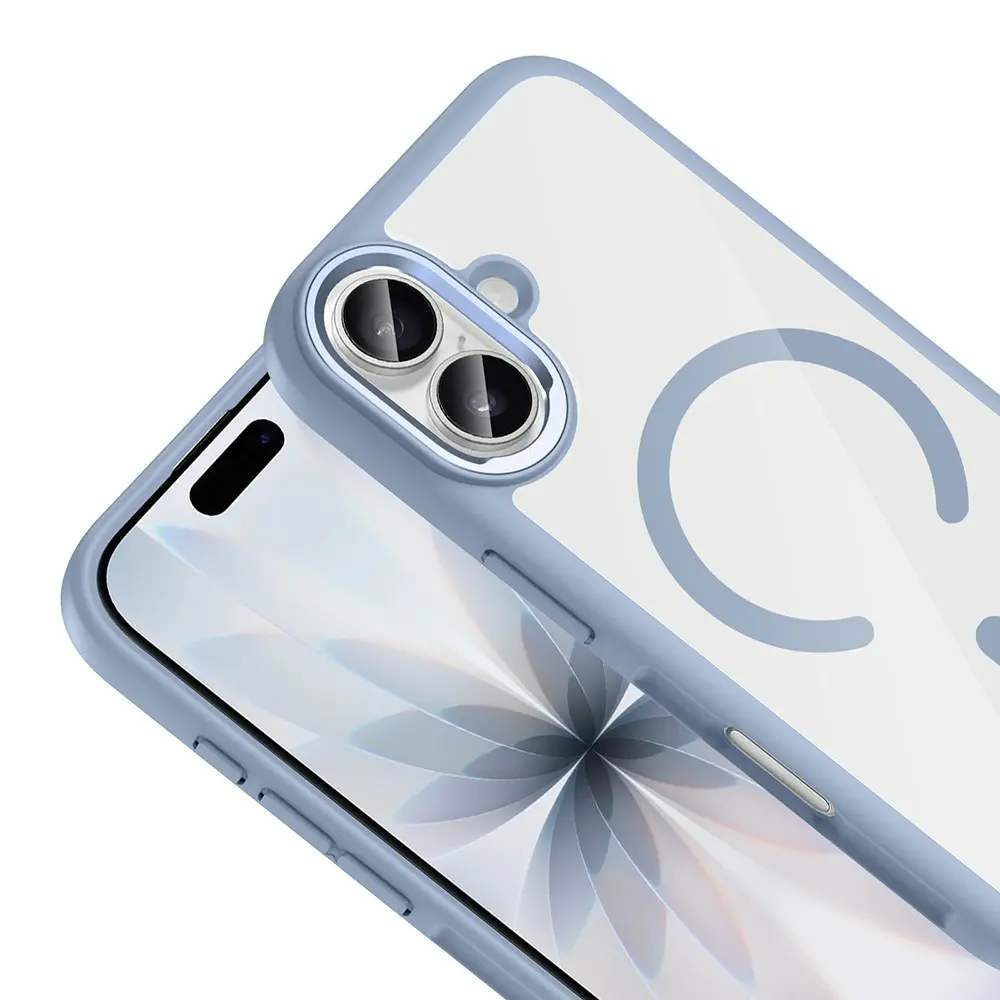 iPhone 17 MagSafe Uyumlu Metal Kamera Çerçeveli Kılıf - Zore Tiko
