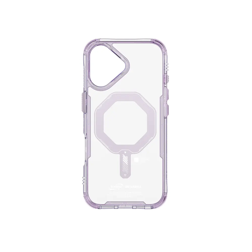 Apple iPhone 17 Kılıf M-safe Şarj Özellikli Şeffaf Airbag Tasarımlı Skinarma Saido Mag-Charge Kapak