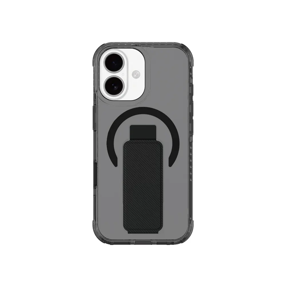 iPhone 17 MagSafe Uyumlu Standlı Şeffaf Kılıf - Amazingthing Titan Pro Plus