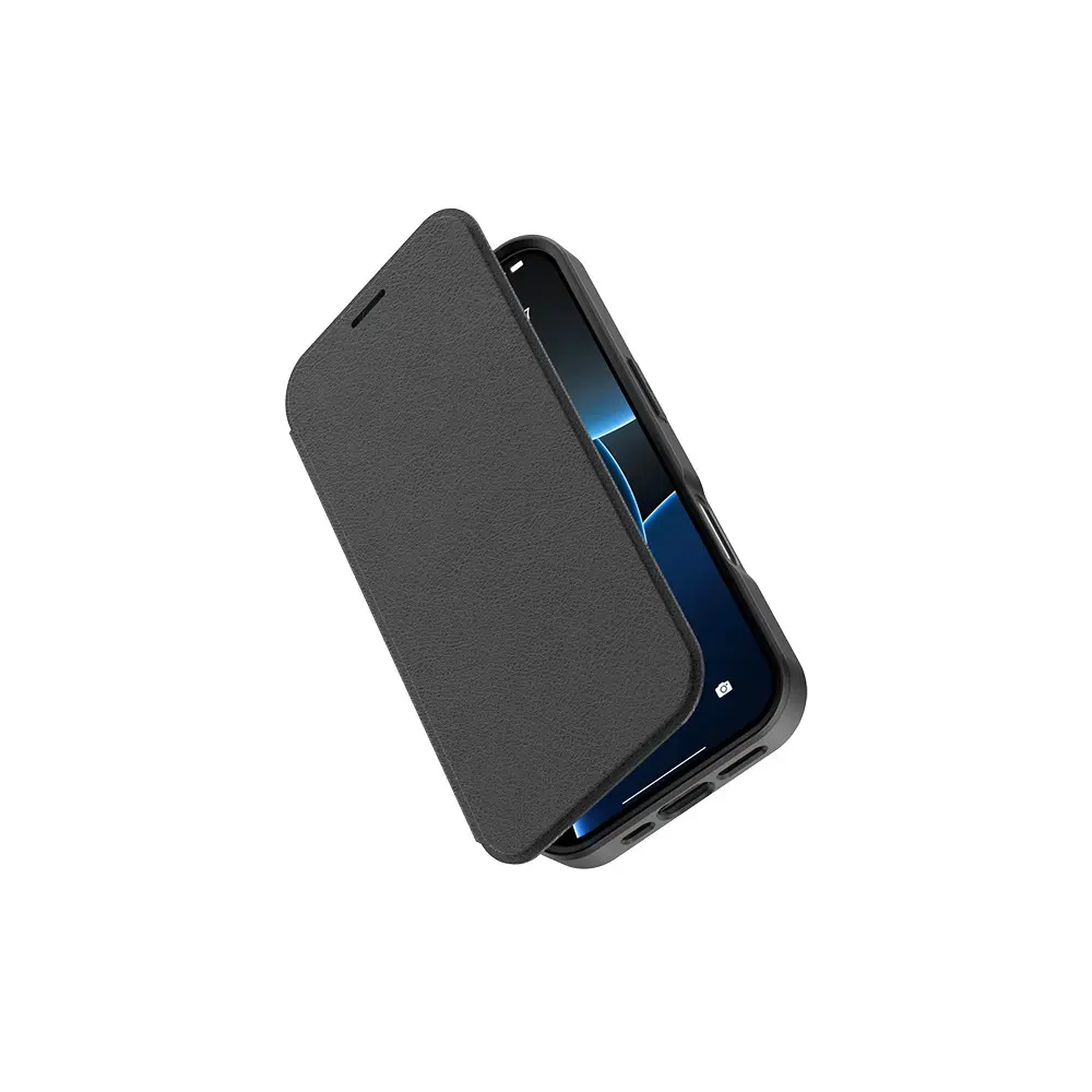 iPhone 17 MagSafe Uyumlu Şeffaf Kartlıklı Kapaklı Kılıf - Raptic Air Folio