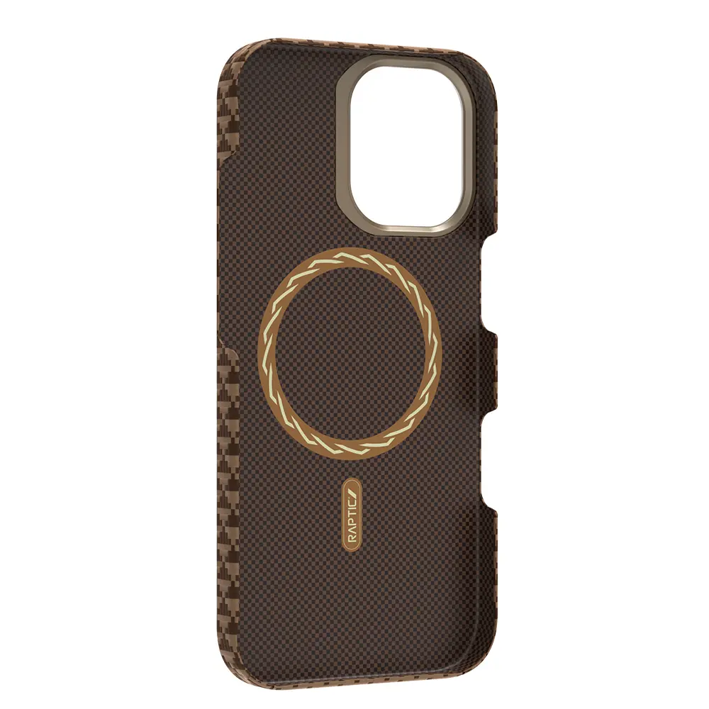 iPhone 17 MagSafe Uyumlu Aramid Fiber Kılıf - Raptic Aramid Skin Origin