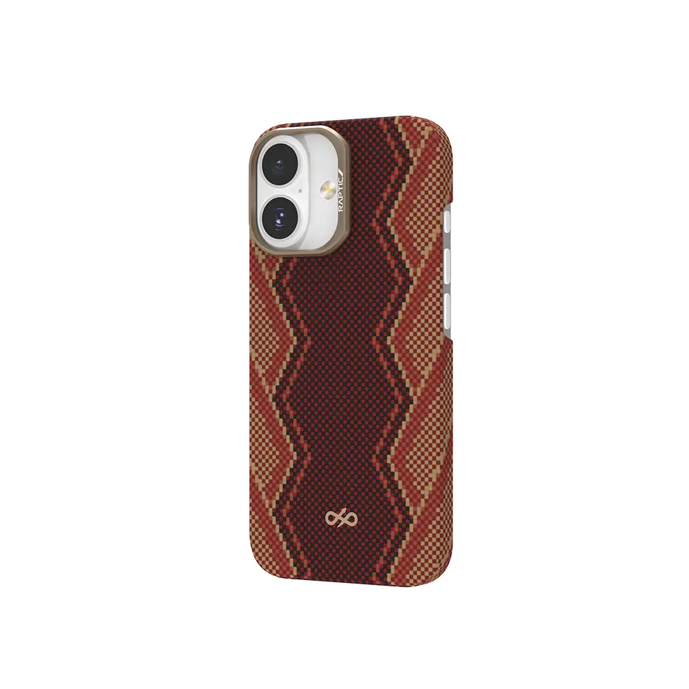 iPhone 17 MagSafe Uyumlu Aramid Fiber Kılıf - Raptic Aramid Skin Bionic