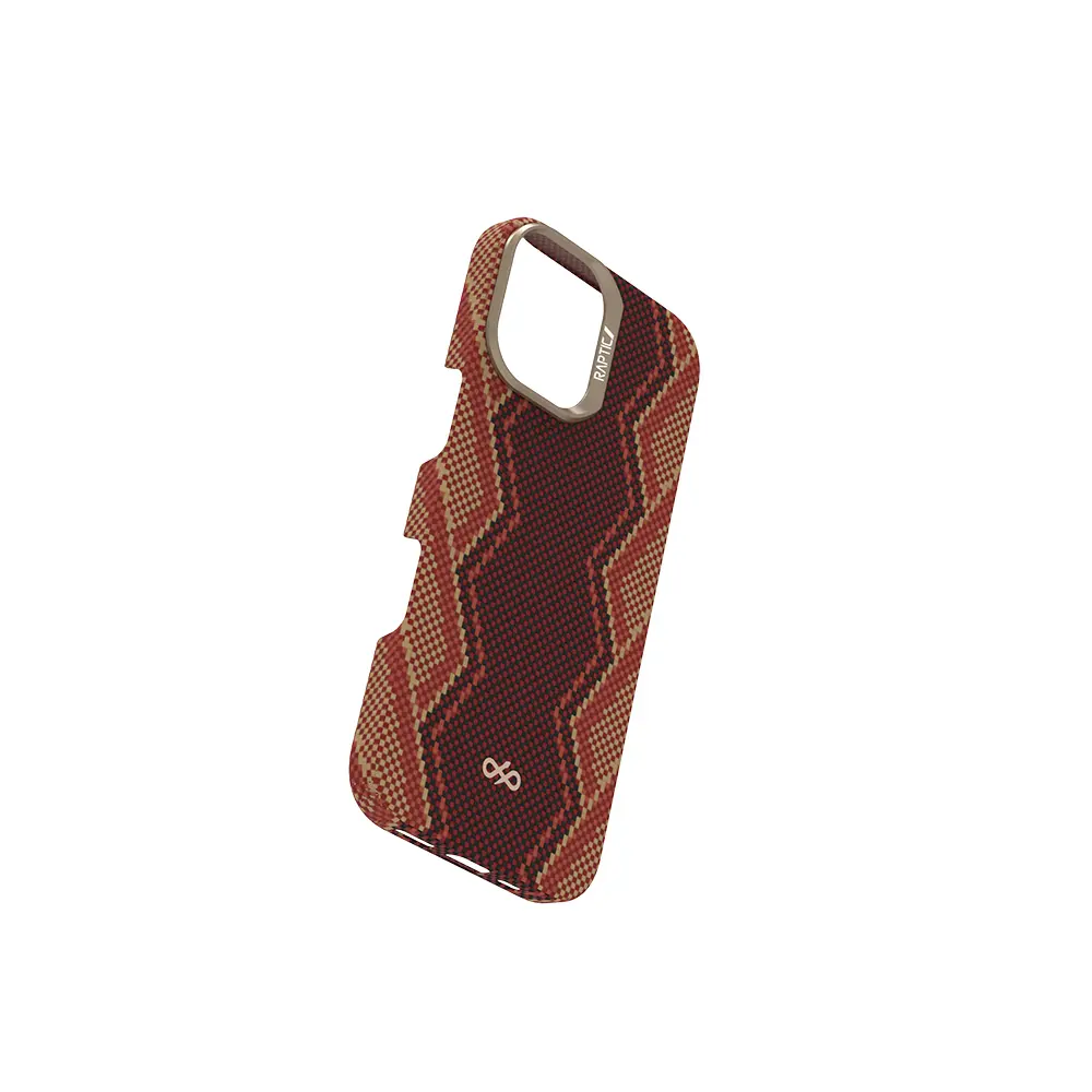 iPhone 17 MagSafe Uyumlu Aramid Fiber Kılıf - Raptic Aramid Skin Bionic