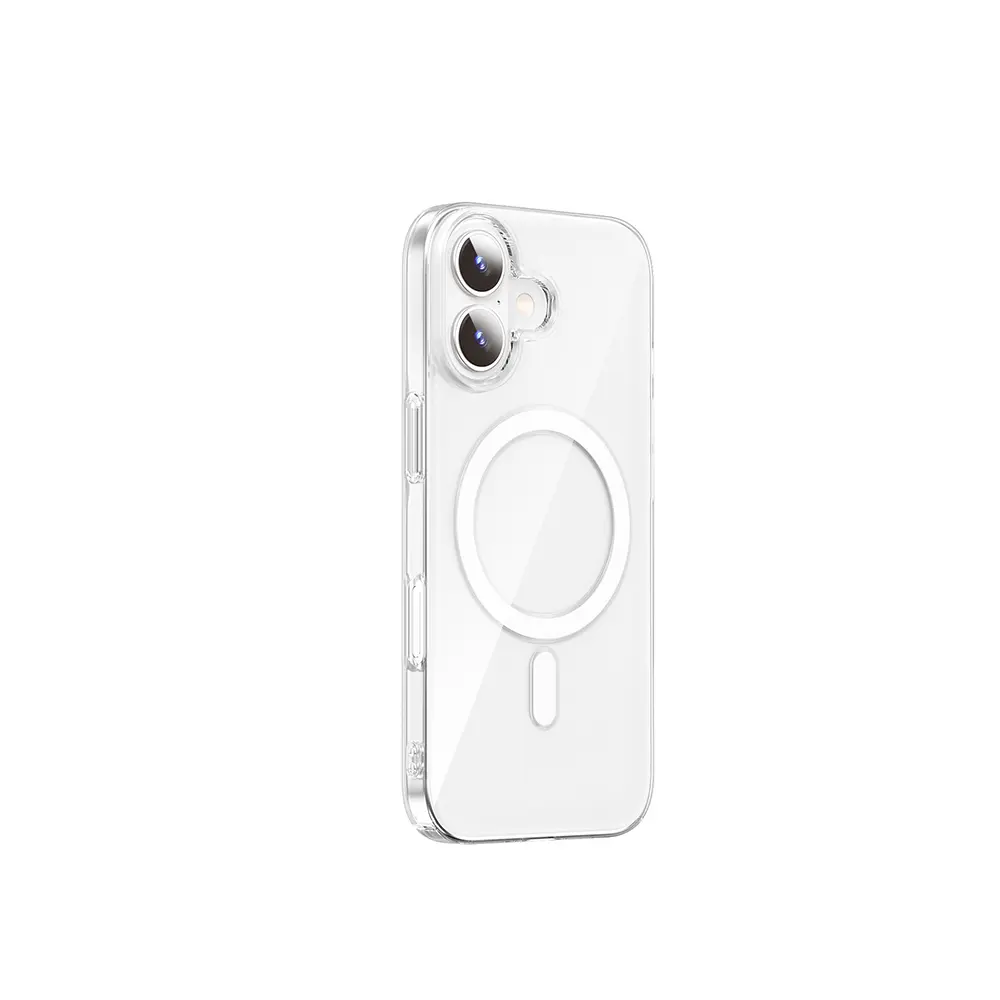 Apple iPhone 17 Kılıf M-safe Şarj Özellikli Wiwu YXK-207 Invisible Pro Sert PC Kapak