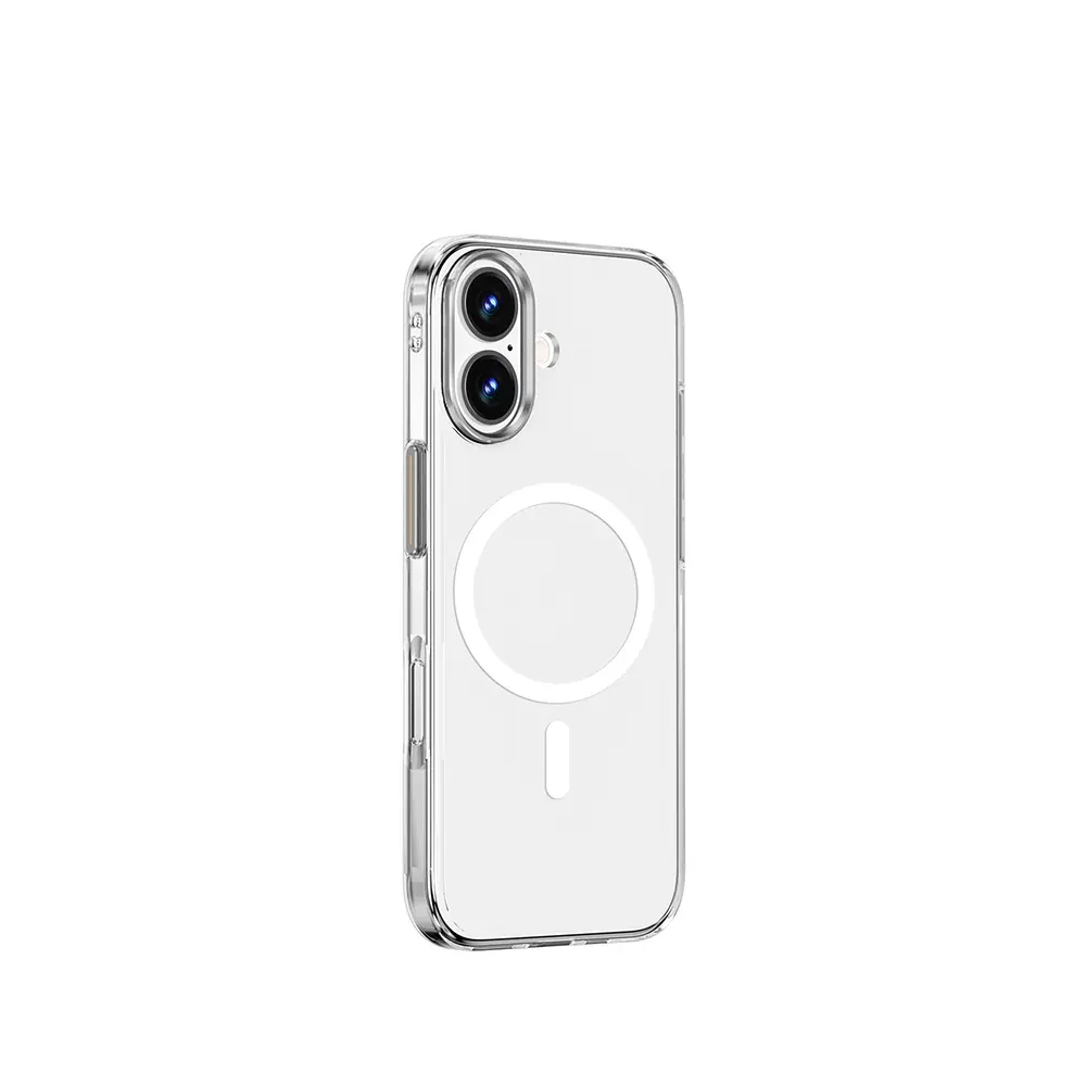 Apple iPhone 17 Kılıf M-safe Şarj Özellikli Wiwu YXK-208 Invisible Ultra Sert PC Kapak
