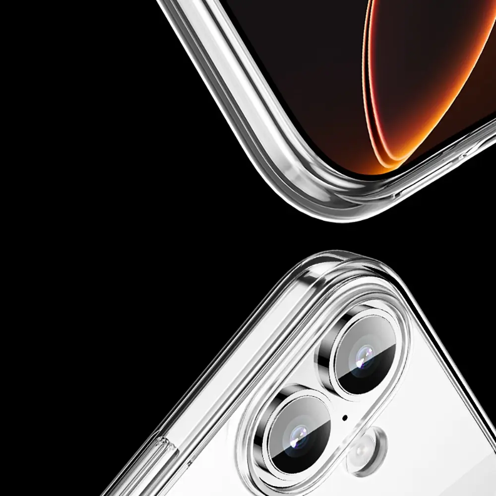 iPhone 17 MagSafe Uyumlu Şeffaf Sert PC Kılıf - Wlons Pita