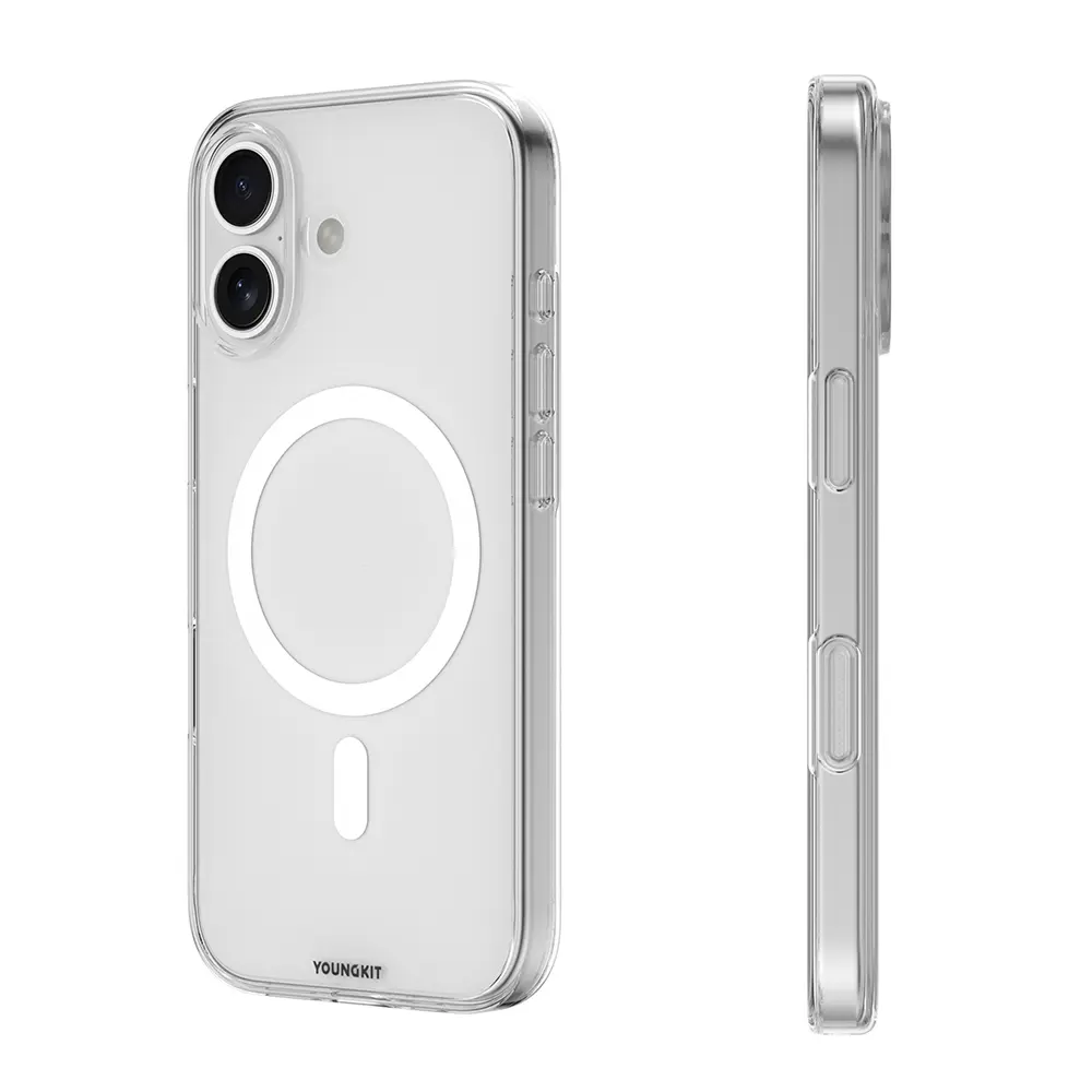 iPhone 17 MagSafe Uyumlu Şeffaf Kılıf - Youngkit Clear Serisi