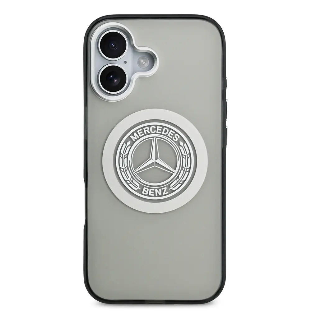 iPhone 17 MagSafe Uyumlu Çift Katmanlı PC Kılıf - Mercedes Benz Nostaljik Yıldız