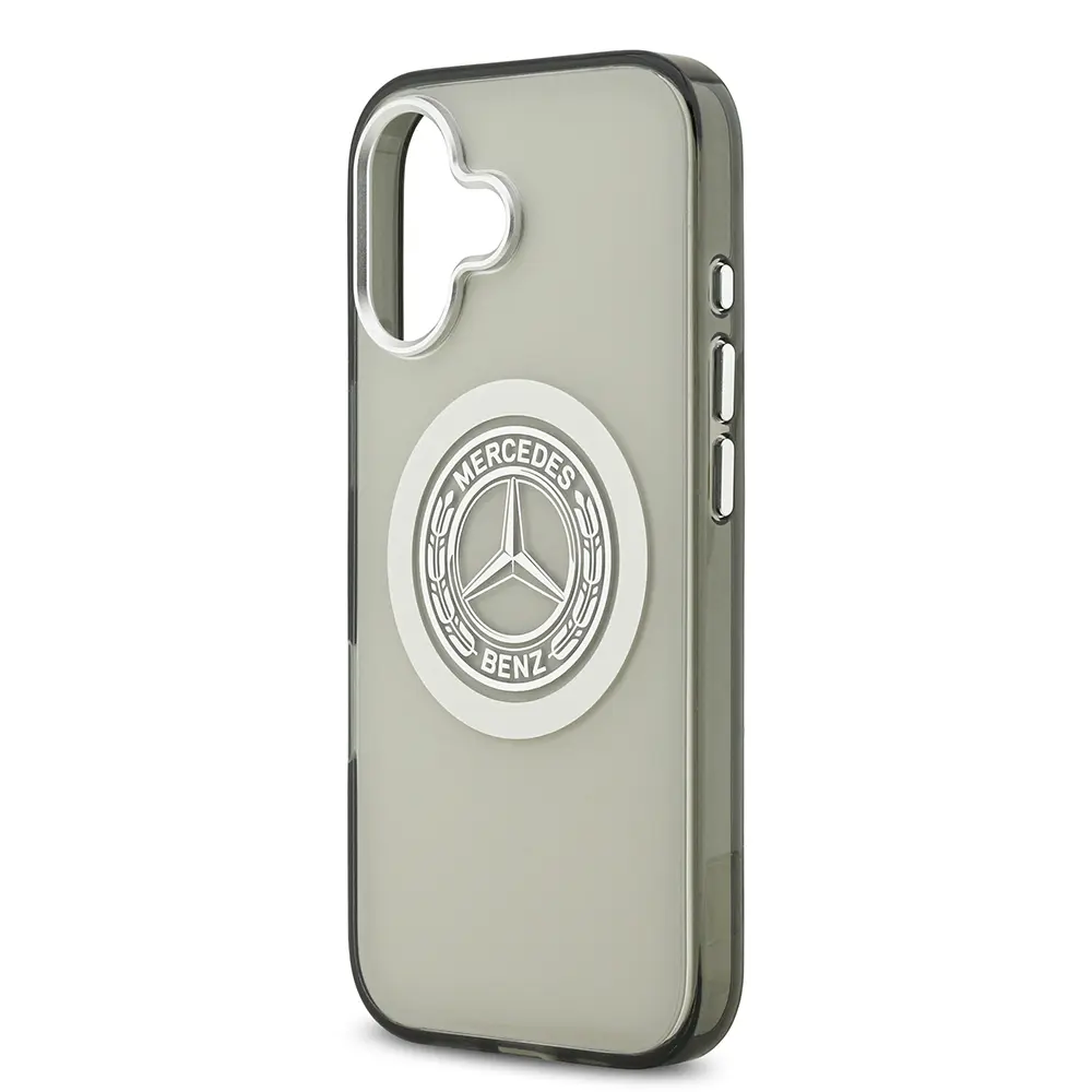 iPhone 17 MagSafe Uyumlu Çift Katmanlı PC Kılıf - Mercedes Benz Nostaljik Yıldız