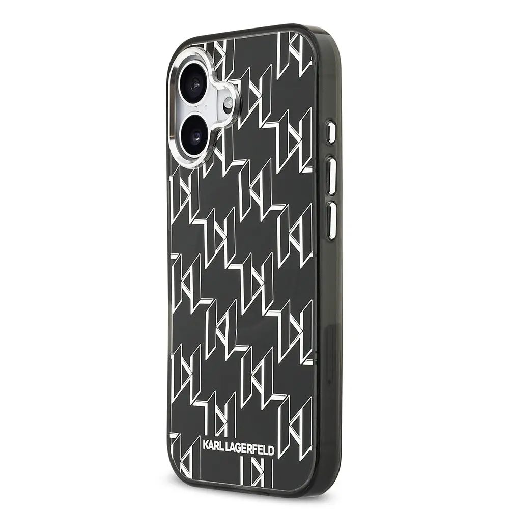 iPhone 17 MagSafe Uyumlu Monogram Desenli Kılıf - Karl Lagerfeld