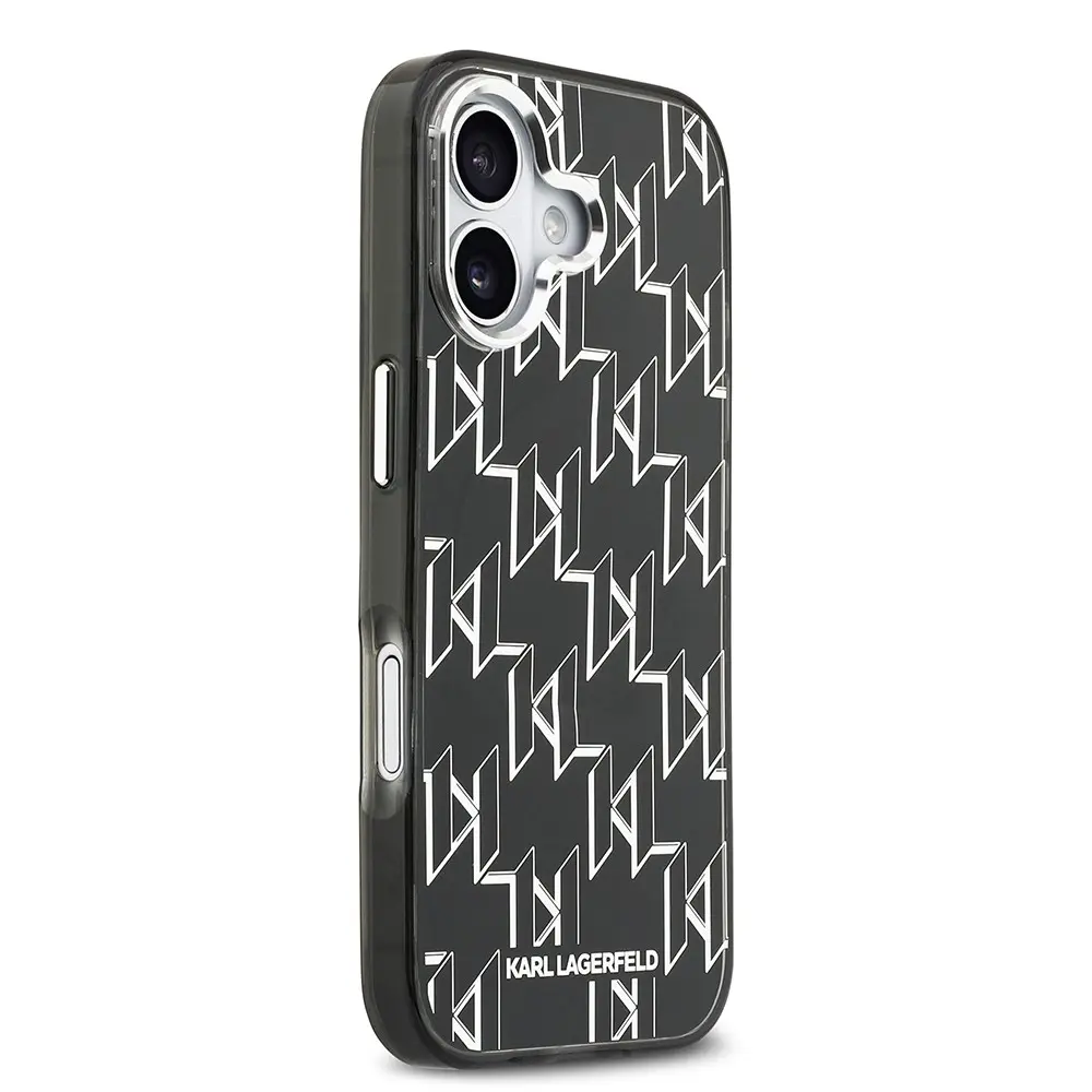 iPhone 17 MagSafe Uyumlu Monogram Desenli Kılıf - Karl Lagerfeld