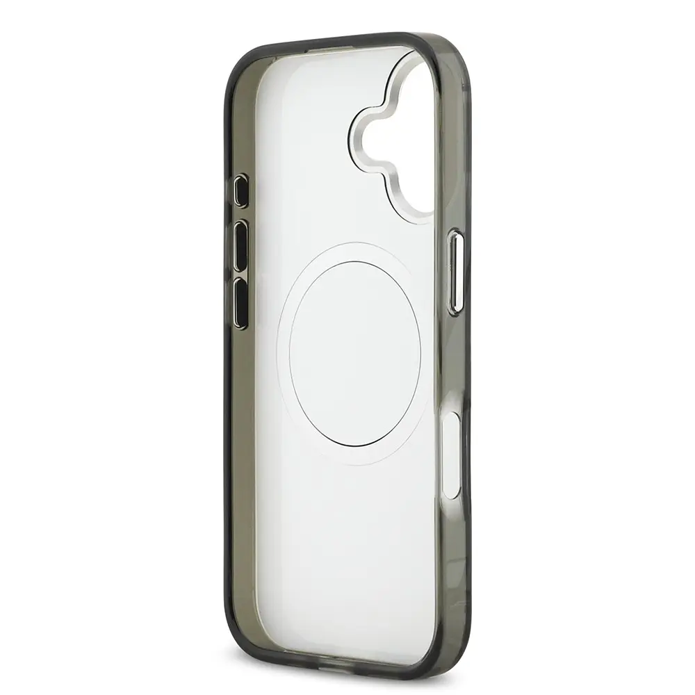 iPhone 17 MagSafe Uyumlu Monogram Desenli Kılıf - Karl Lagerfeld