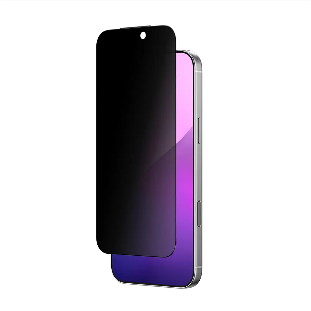 iPhone 17 Pro Gizlilik Filtreli Temperli Cam Ekran Koruyucu - Amazingthing Titan Privacy