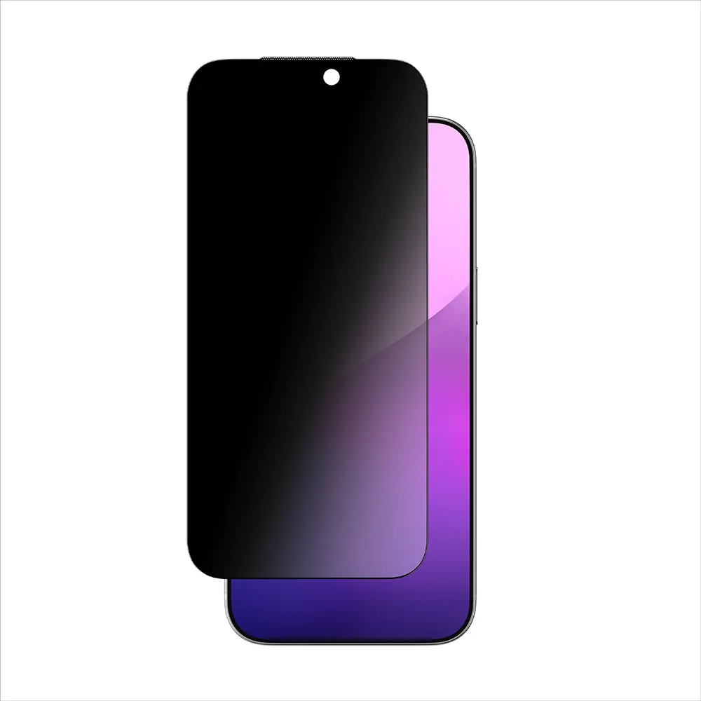 iPhone 17 Pro Gizlilik Filtreli Temperli Cam Ekran Koruyucu - Amazingthing Titan Privacy