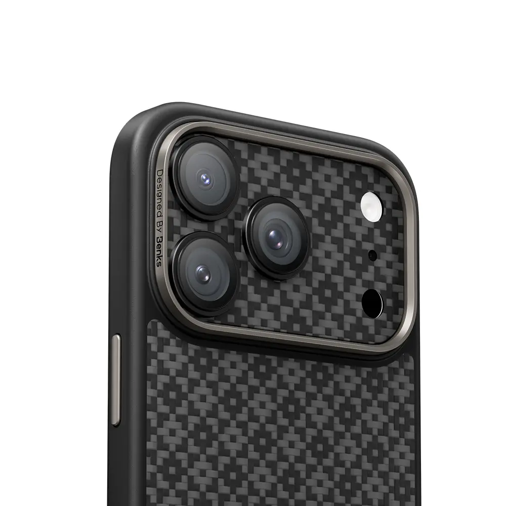 Apple iPhone 17 Pro Benks ArmorWarrior ArmorGrid Serisi Kevlar Kamera Lens Koruyucu