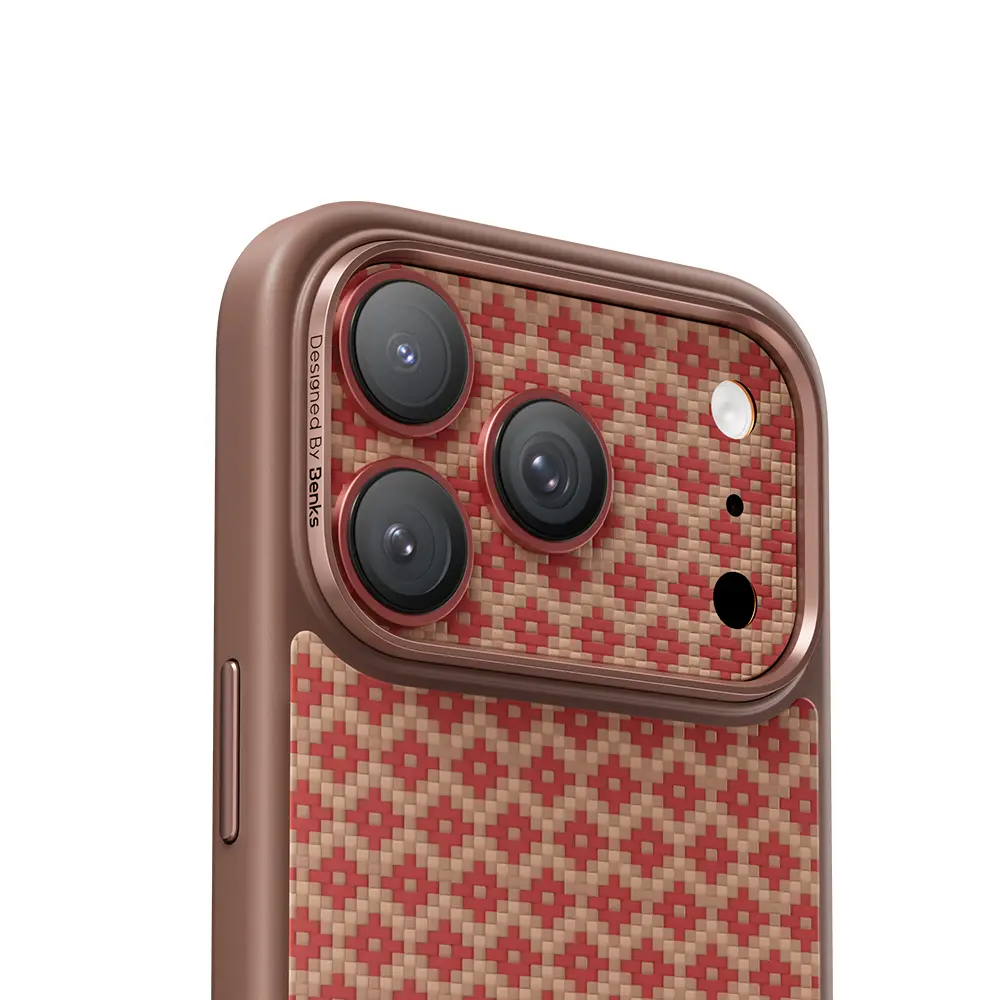 Apple iPhone 17 Pro Benks ArmorWarrior ArmorGrid Serisi Kevlar Kamera Lens Koruyucu