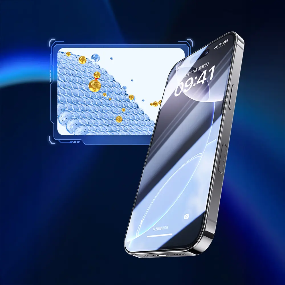 iPhone 17 Pro Mat Oyun Ekran Koruyucu + Uygulama Aparatı - Benks JoyTouch