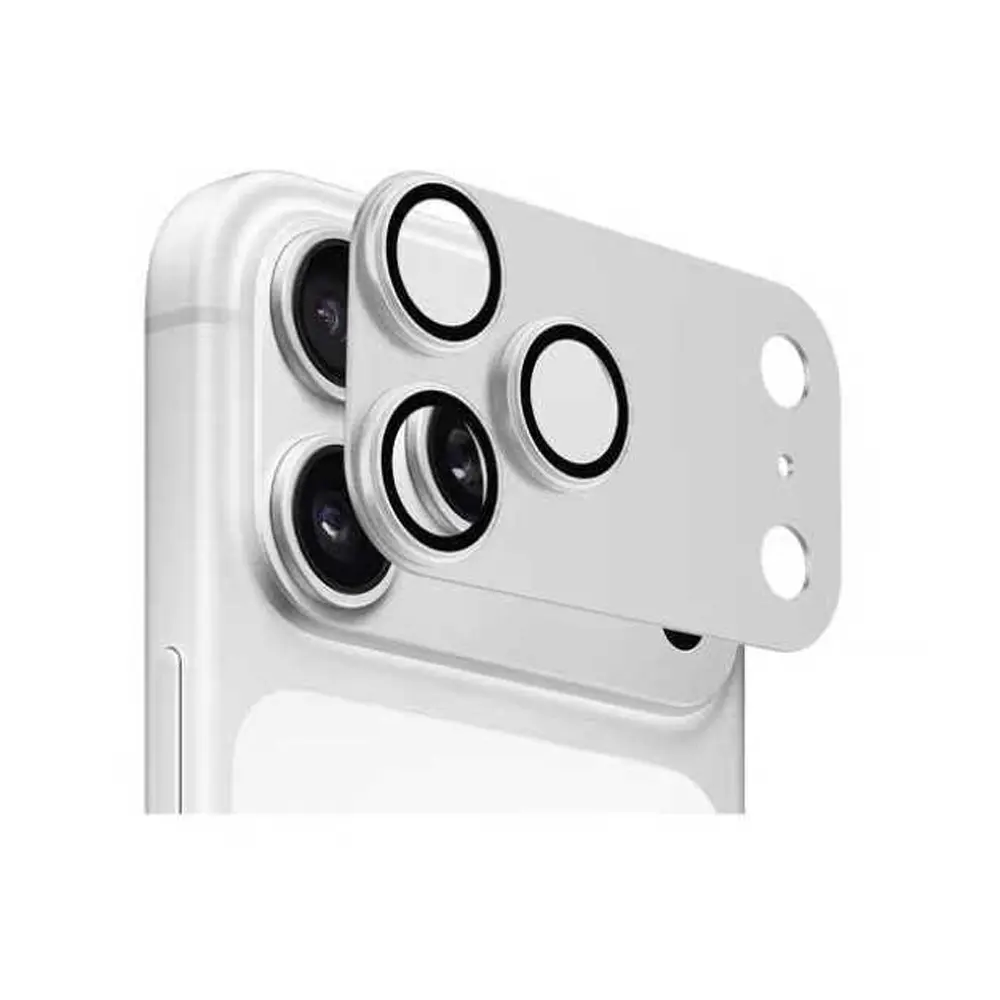 iPhone 17 Pro Kamera Lens Koruyucu - Go Des FC007 Titanyum Serisi