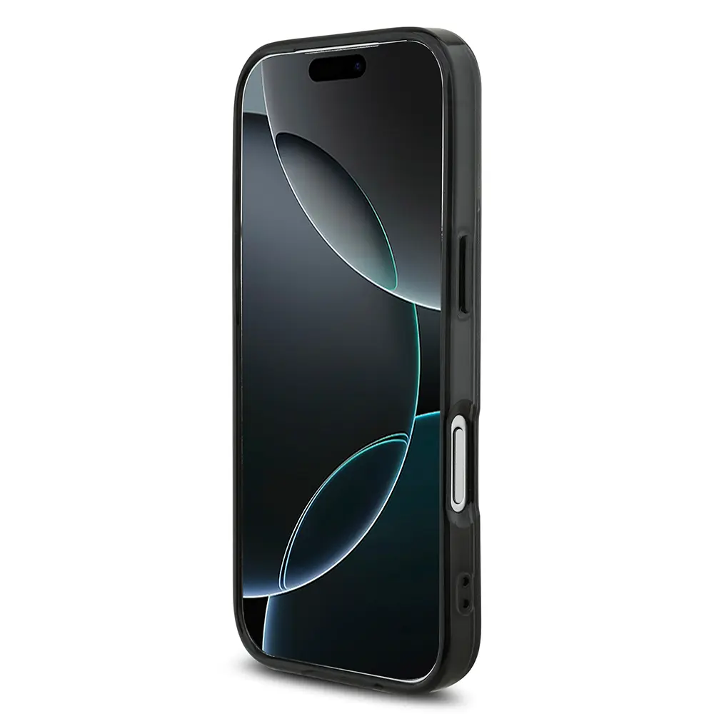 Apple iPhone 17 Pro Kılıf AMG Orjinal Lisanslı Çift Katmanlı Büyük Logolu Petek Desenli Kapak