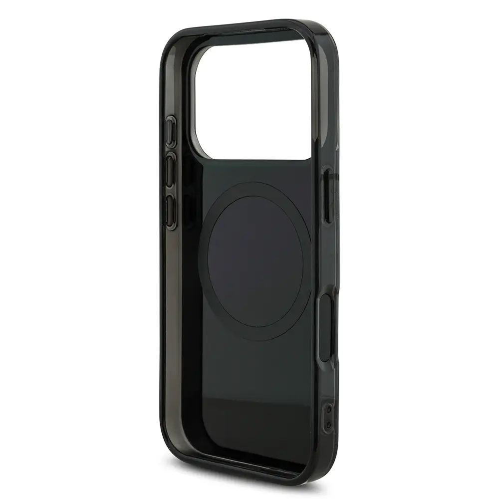 Apple iPhone 17 Pro Kılıf AMG Orjinal Lisanslı Çift Katmanlı Büyük Logolu Petek Desenli Kapak