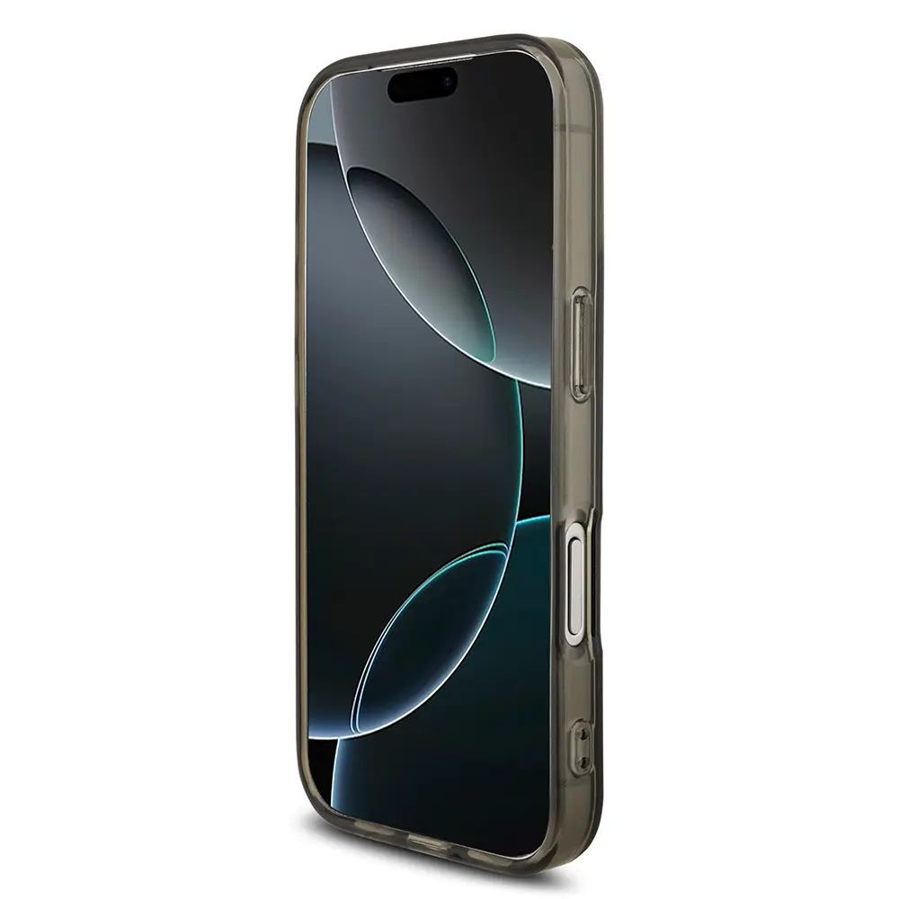 Apple iPhone 17 Pro Kılıf AMG Orjinal Lisanslı M-safe Şarj Özellikli IML Baskı Logolu Çift Katmanlı Bow Lines Kapak