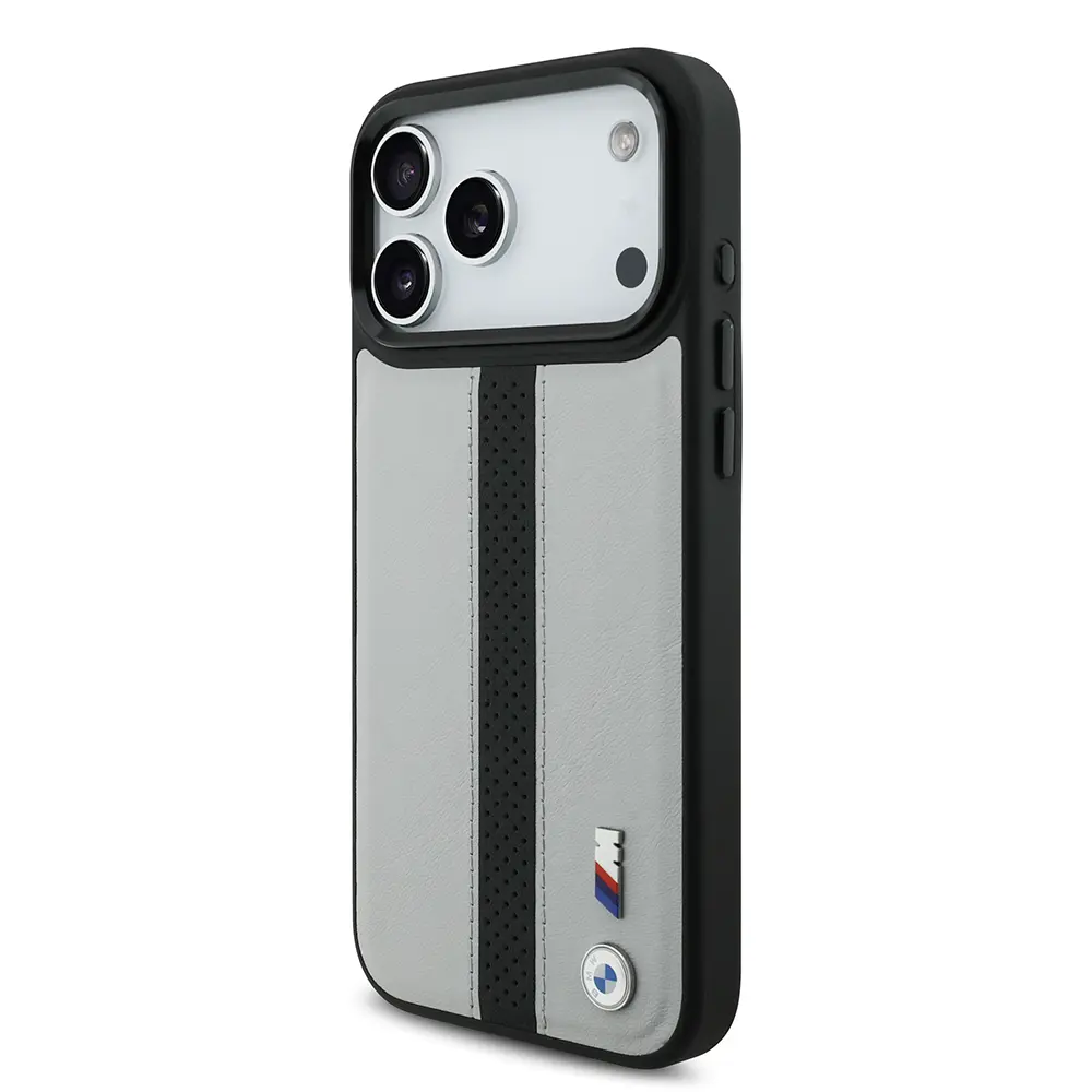 iPhone 17 Pro MagSafe Uyumlu Deri Kılıf - BMW Lisanslı