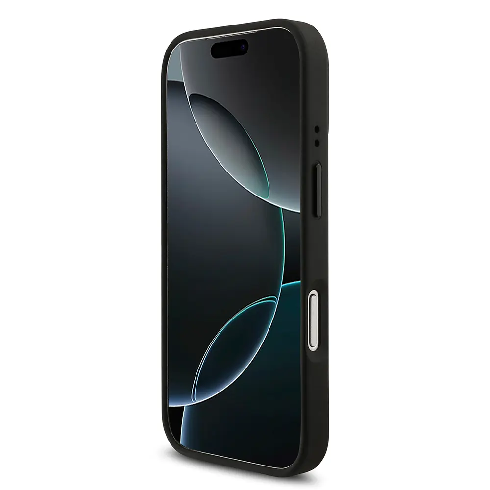 Apple iPhone 17 Pro Kılıf BMW Orjinal Lisanslı M-safe Şarj Özellikli Karbon Fiber Metal Logolu Kapak