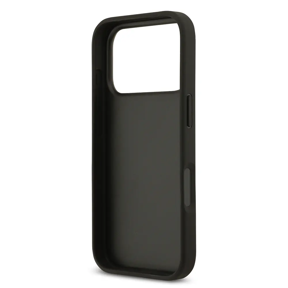 iPhone 17 Pro Gül Baskılı Metal Logolu Kılıf - Guess Lisanslı